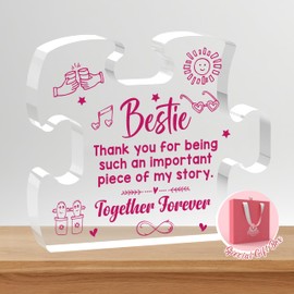 CROWNLY CRYSTAL® Friendship Gifts for Women Sister Gifts from Sister Friend Gifts for Women Mindfulness Gifts for Women Thinking Of You Gifts Birthday Gifts for Women Friends