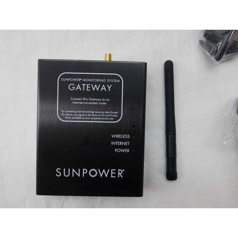 Sunpower Gateway 109876 (SPR-PMR-GTWY) Solar Energy Monitoring Unit