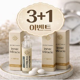 Secret Moon [4 Boxes] Inner Miracle Feminine Cleanser Secret Moon 6 Tablets Y Zone Odor Itch Management Cleansing Tablets / [4박스] 이너미라클 여성청결제 시크릿문 6정 Y존 냄새 가려움 관리 세정 정제