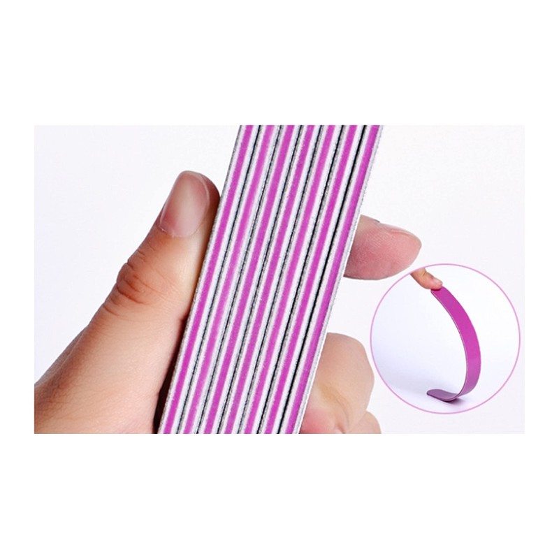 Stadux 12 PCs Professional Nail Files Double Sided Emery Boards