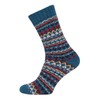 A Pair of Colourful Jacquard Pattern Wool Socks for Men