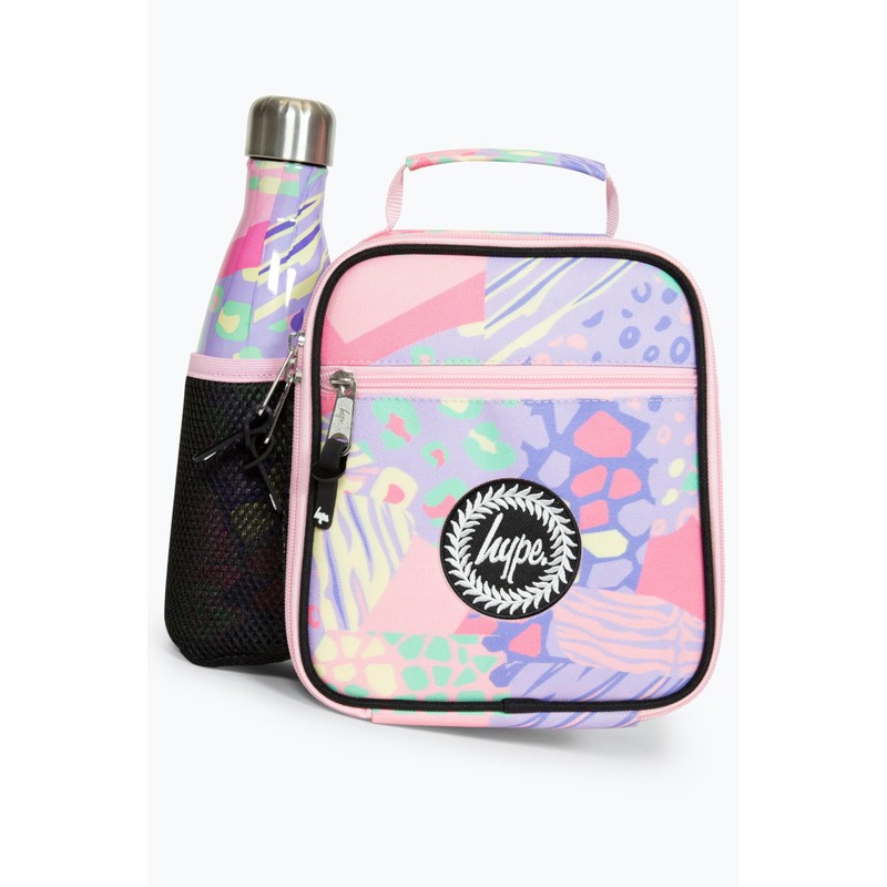 hype Bags Pastel Prints Polyester Unisex Lunch Box in Multi-Coloured