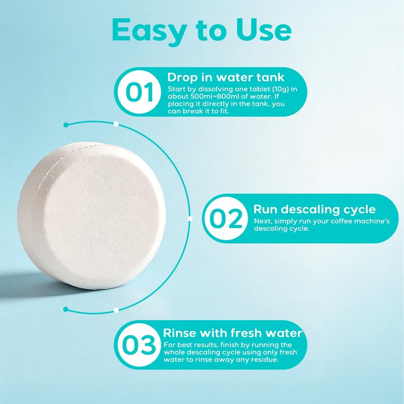 CASABREWS Coffee Maker Cleaner Descaler, 1 Pack Universal Coffee Machine