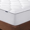 Serta Ocean Breeze Elastic Fitted Breathable Pillow Top Mattress Pad