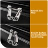 Deozu 8 Pcs Zipper Clip Anti Theft Deterrent, Dual Opening