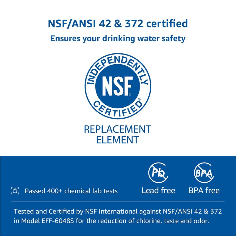 Maxblue MB-F48 Replacement for GE® XWF, WR17X30702, NSF Certified Refrigerator