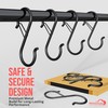 WHITECLOUDZ 10Pack Heavy Duty S Hooks for Hanging with Safety
