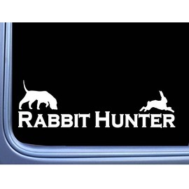 Rabbit Hunter Beagle J901 8 inch Decal Hunting Dog Box Vest