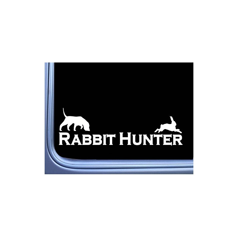 Rabbit Hunter Beagle J901 8 inch Decal Hunting Dog Box