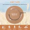 HomKuch Women's Summer Beach Straw Hat Foldable Roll Up Beach