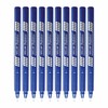 Fineliner Pens, BLUE, Pack of 10, Extra Fine Point (0.3mm),