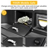 Bestaoo Bed Storage Lockbox Lid with Toyota Tacoma 2016-2023