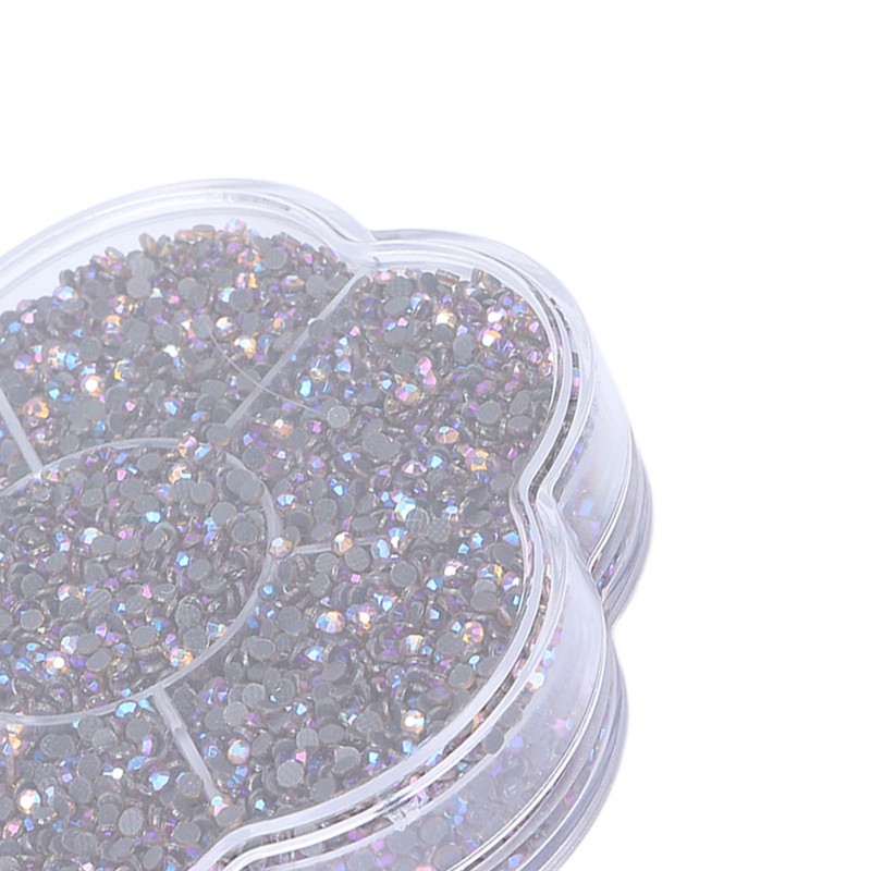 14400pcs Rhinestones Shiny Transparent Decorative Nail Art Accessories for Clothes