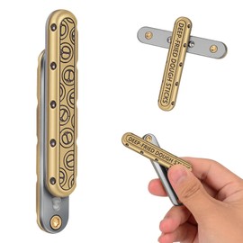 SRTODTG Metal Fidget Toys - EDC Fidget Slider Fidget Toy Adult Stress Relief Metal Push Pull Rotation ADHD Recreational Fidget Toys, Birthday Desk Toy Creative Gifts for Father Husband Boyfriend