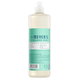 Mrs. Meyers Jabn para Trastes Menta 473 ml  Dish Soap con Ingredientes Naturales  Aroma Refrescante de Menta                                          