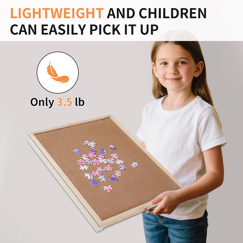 Small Puzzle Board 17.1 X 13.4 Inch Puzzle Table -