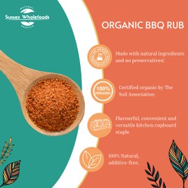 Sussex Wholefoods Organic BBQ Rub 100g