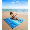OCOOPA Beach Blanket Sand Free Extra Large Picnic Deck Waterproof