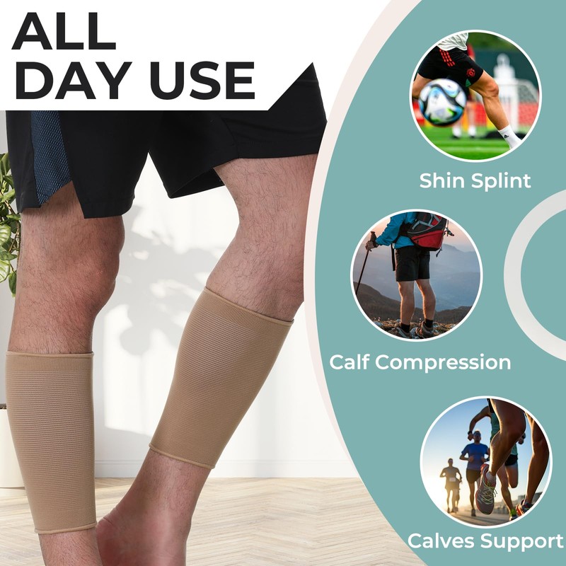 Neotech Care Calf Support Sleeve - Elastic & Breathable Knitted