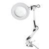 5X Magnifying Glass Clip On LED Tattoo Desk Lamp USB