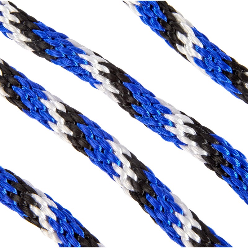 Kerbl Mustang Carabine Lead Rope - Blue/Black/White