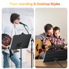 K KASONIC - Dual-Use Folding Sheet Music Stand & Desktop