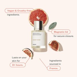 Dossier - Woody Sage - Eau de Parfum - Inspired by J.Malone's Wood Sage & Sea Salt - Perfume Luxury - Pure Infused - Paraben Free - Vegan - For Women Men Unisex - Fragrance 1,70z (Spray 50ml)