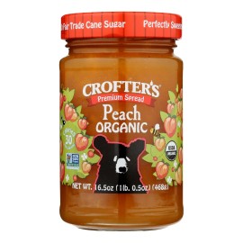 UD_Crofters Premium 16.5 oz Case of 6 Spread Peaches Fruit & Vegetable Snacks