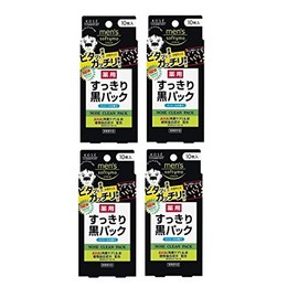 Kose Softymo Men's Medicated Nose Clean Pack (Blackhead Removing Strips), 10-sheet Pack [Quasi Drug]