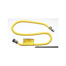 Brasscraft ProCoat 3/4 in. FIP x 3/4 in. Dia. MIP Stainless Steel 48 in. Connector