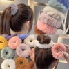 FUYUERO Chouchou Hair Ornament, Small, Adult Hair Accessory, Fluffy and