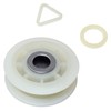 HQRP Dryer Idler Pulley Wheel Roller compatible with Admiral 3RAED3005TQ0