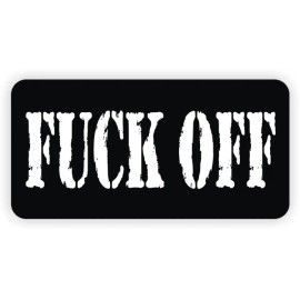 Unbranded/Generic 10pk F**k Off Hard Hat Stickers Decals Funny Sarcastic Motorcycle Welding Helmet