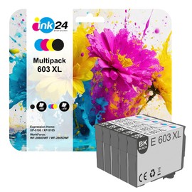 5 Ink24 Smart Print 603 Printer Cartridges Multipack 1-Colour Standard, WF-2820DWF WF-2830DWF WF-2840DWF WF-2850DWF XP-2100 XP-2150 XP-3100 XP-3150 XP-4100 XP-4150