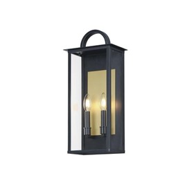 Maxim Lighting 30754CLBK Manchester - 2 Light Outdoor Wall Sconce-20 Inches Tall and 9 Inches Wide