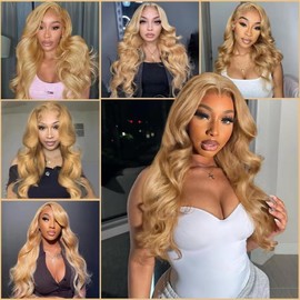 Blonde Human Hair Bundles Honey Blonde Body Wave Bundles 27 Body Wave 1 Bundle 12 inch LadrXadr #27 Bundle 100g