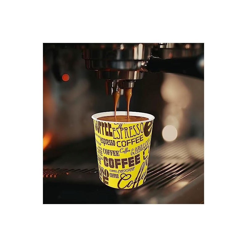 Mahela - 200 Paper Coffee Cups 75ml - Eco Friendly,