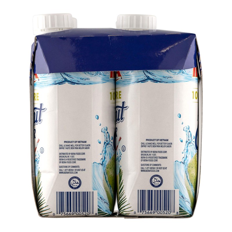 Iberia 100% Natural Coconut Water 11.1 Oz (Pack Of 4)