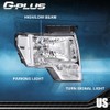 G-PLUS Headlights Assembly, Compatible with 2009-2014 Ford F150 09-14 Headlamp,