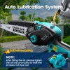 Mini Chainsaw Cordless, 8 inch & 6 inch Electric Chain