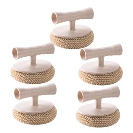 TOVINANNA 1set Short Handle Cleaning Brushes for Efficient Bowl and Kitchen Cleaning Durable Bristles for Hard to Reach Areas Kitchen Supplies 5pcs