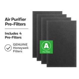 Honeywell HRF-A300 Air Purifier Pre Kit Filter, 4-Pack - Allergen Air Filter Targets Dust, VOC, Pet, Kitchen, and Wildfire/Smoke Odors