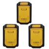 yadoker Silicone Protect case for Dewalt 20V 4.0,5.0 Battery 3PCS