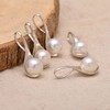 925 Sterling Silver Spoon Shaped South Sea Cultured White Pearl