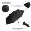 CUBY Travel Umbrella Folding Umbrella Reinforced Windproof Frame Waterproof UV