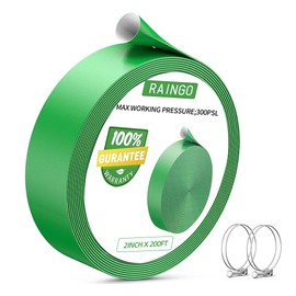 2" x 200' Pool Backwash Hose: Pool Drain Hose, Sump Pump Hose with Heavy-Duty 3-Layer, Lightweight, Kink-Resistant for Pool Drain, Irrigation