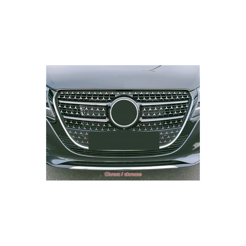 Diamond Grill Foil Sticker for Mercedes V-Class W447 Vito Facelift