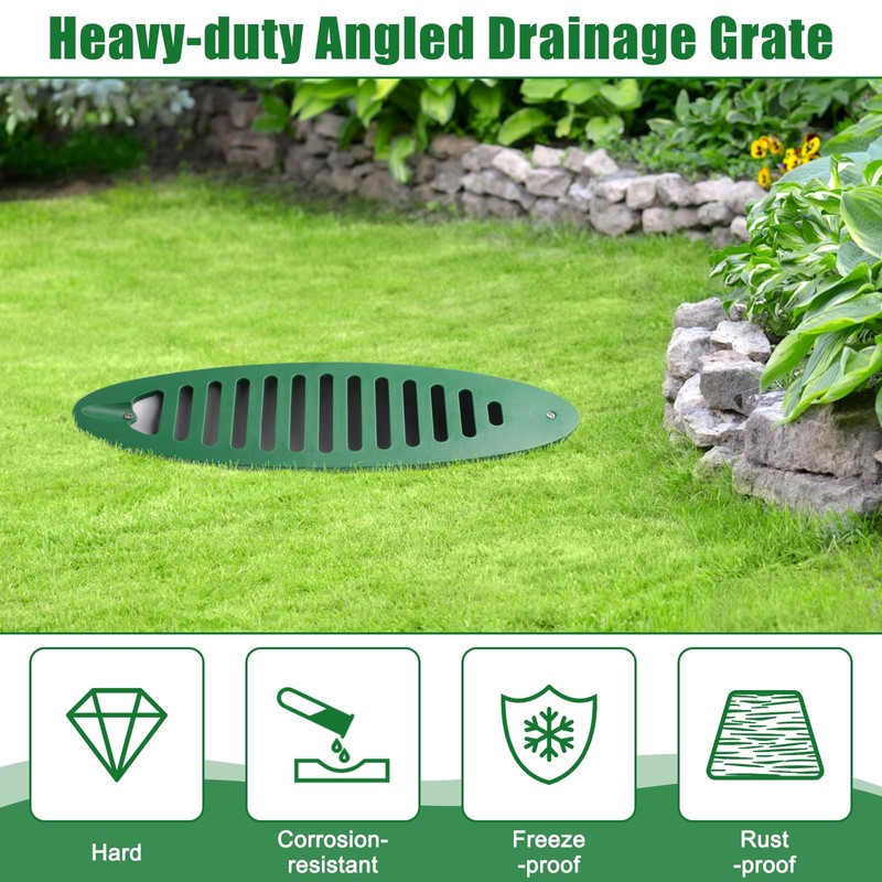 Anglekai 4 Inch Angled Slope Drainage Pipe, 2PCS Angled Drainage