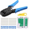 Gaobige rj45 Crimp Tool Kit, Cat5 Cat5e Crimping Tool with