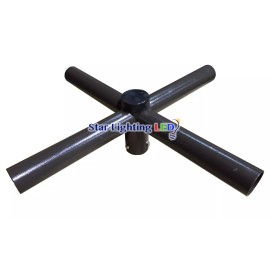 STAR LIGHTING 4 LIGHT ROUND POLE ARM, 4 ARM MOUNT BULLHORN